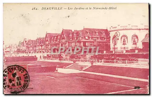 Deauville - Les Jardins et le Normandy Hotel - Cartes postales