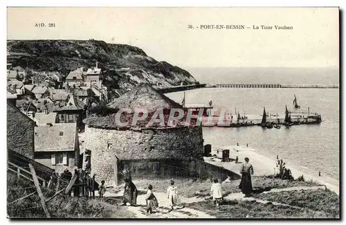 Port en Bessin - La Tour Vauban - Ansichtskarte AK