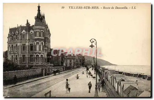 Villers sur Mer - Route de Deauville - Cartes postales