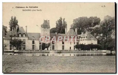 Maisons Ansichtskarte AK (cote nord) Calvados Chateaux