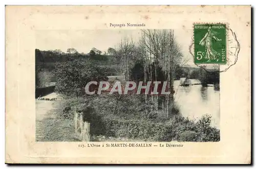 Cartes postales L&#39orne a Saint Martin de Sallen Le deversoir