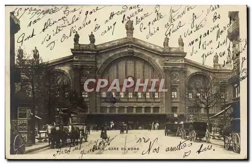 Paris Cartes postales La gare du Nord