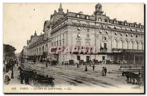 Paris Ansichtskarte AK La gare du quai d&#39orsay