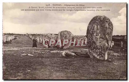 Carnac - Les Alignements du Menec - Cartes postales