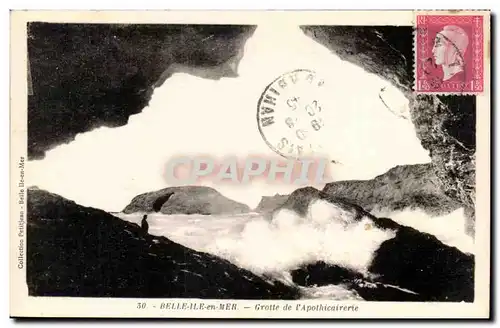 Belle ile sur Mer - Grotte de l'Apothicairerie - Cartes postales