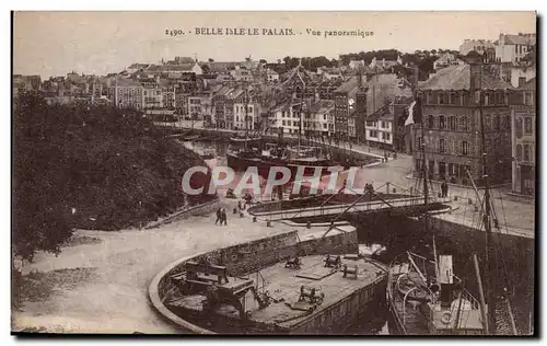 Belle Isle Le Palais - Vue Panoramique - Ansichtskarte AK