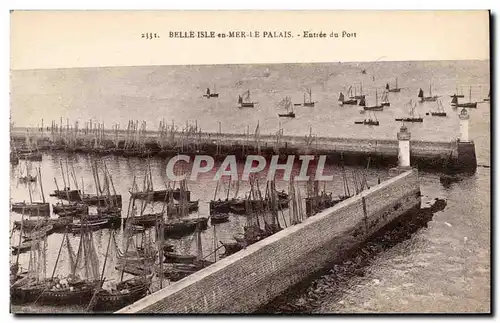 Belle Isle en Mer - Le Palais - Entree du Port - Cartes postales