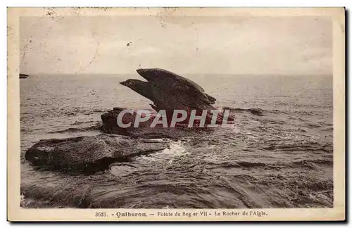 Quiberon - Pointe de Beg er Vil Le Rocher de l&#39Aigle - Ansichtskarte AK