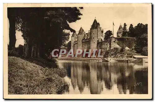 Josselin Cartes postales Les bords de l&#39oust et le chateau