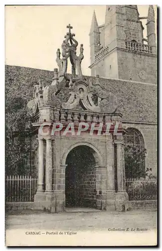 Carnac Cartes postales Portail de l&#39eglise