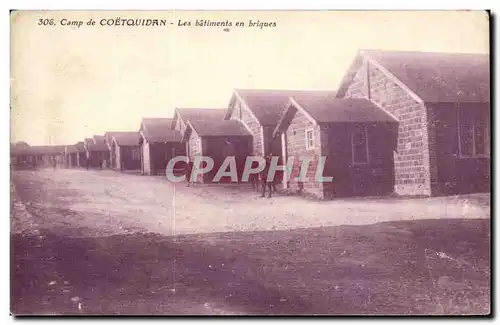 CAmp de Coetquidan Cartes postales Les batiments en briques