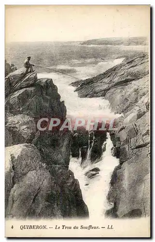 Quiberon Cartes postales Le trou du souffleur