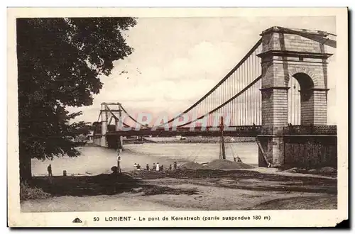 Lorient Ansichtskarte AK Le pont de Kerentrech