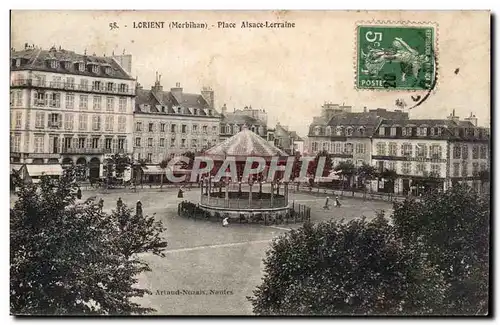 Lorient Cartes postales Place Alsace Lorraine