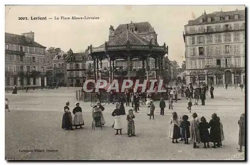 Lorient Ansichtskarte AK Place Alsace Lorraine (naimee)