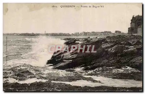 Quiberon Ansichtskarte AK Pointe de Beg er Vil