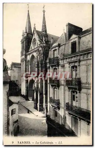 Vannes Cartes postales La cathedrale