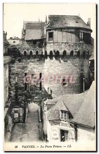 Vannes Cartes postales La porte Prison