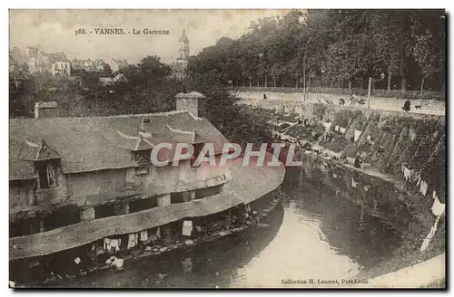 Vannes Cartes postales La Garenne (lavandieres lavoir)