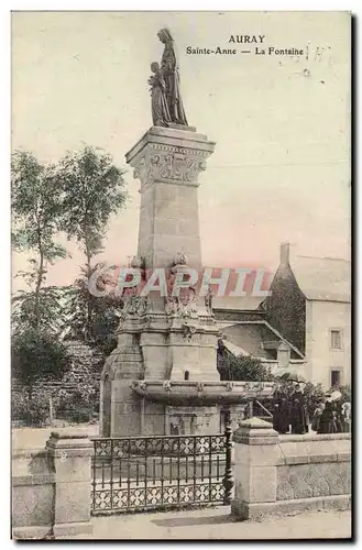 Auray Cartes postales Sainte Anne La fontaine