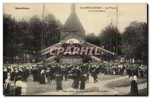 Ste Anne d&#39auray Ansichtskarte AK Les vepres a la Scala Sancta