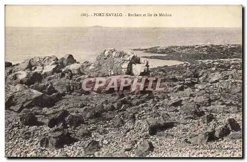 Port Navalo Cartes postales Rochers et ile de Meaban