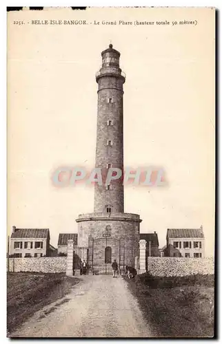 Belle Isle Bangor Ansichtskarte AK Le grand phare (50 metres) (lighthouse)