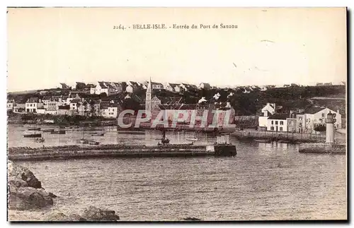 Belle Isle en Mer Cartes postales Entree du port de Sauzon