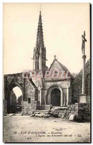 Environs d&#39Audierne Cartes postales Esquibien L&#39eglise vue d&#39ensemble cote sud