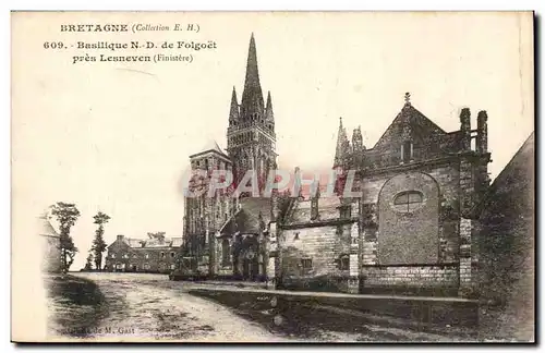 Cartes postales Basilique ND de Folgoet pres Lesneven