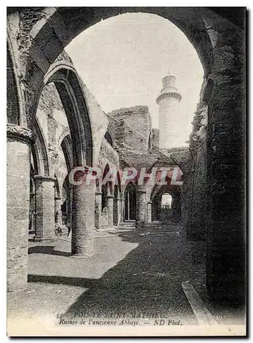 Cartes postales Pointe Saint Mathieu Ruines de l&#39ancienne abbaye