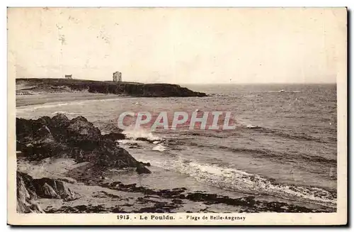 Le pouldu Ansichtskarte AK Plage de Belle Angenay