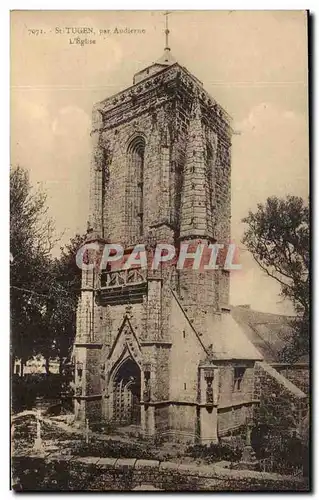 Saint Tugen Ansichtskarte AK par Audierne L&#39eglise