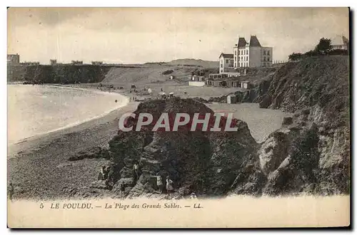 Le Pouldu Ansichtskarte AK La plage des grands sables