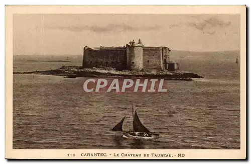 Carantec Cartes postales Le chateau du taureau