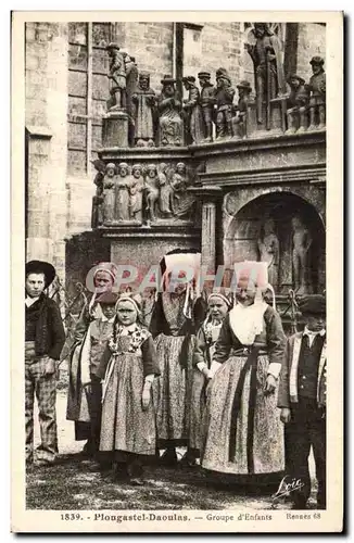 Plougastel Daoulas - Groupe d&#39enfants - children in beautiful costumes - Cartes postales