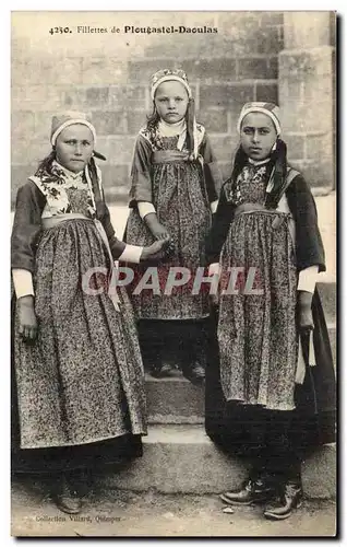 Plougastel Daoulas - Les Fillettes - beautiful clothing - Cartes postales