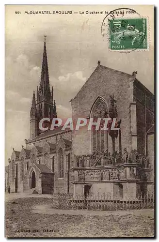 Plougastel Daoulas - Le Clocher et le Calvaire 1602 - Cartes postales