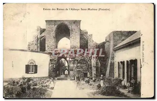 Entree de Ruines de l&#39Abbaye Saint Matthieu - Cartes postales