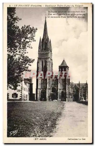 Le Folgoet - Basilique Notre Dame de Folgoet - Ansichtskarte AK