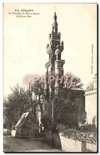 Roscoff - Le Clocher de Notre Dame de Croaz Baz - Ansichtskarte AK