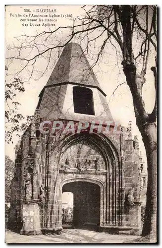 Daoulas - Porche de l&#39Ancienne Eglise 1566 - Cartes postales