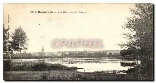 Rosporden Cartes postales Vue generale des etangs