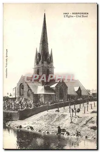 Rosporden Ansichtskarte AK L&#39eglise Cote Nord