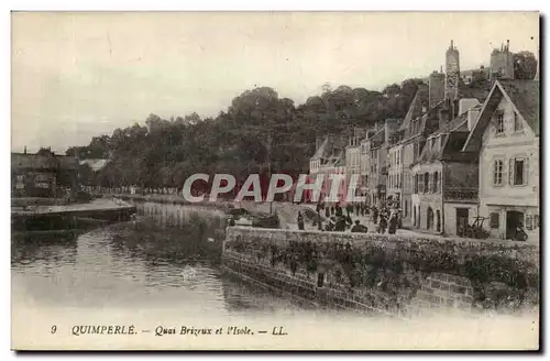 Quimperle Ansichtskarte AK Quai Brizeux et l&#39isole