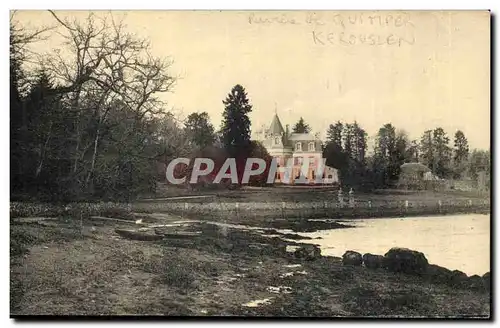 Riviere de Quimper Ansichtskarte AK Kerouslen