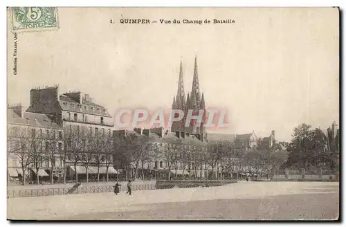 Quimper Ansichtskarte AK Vue du champ de bataille