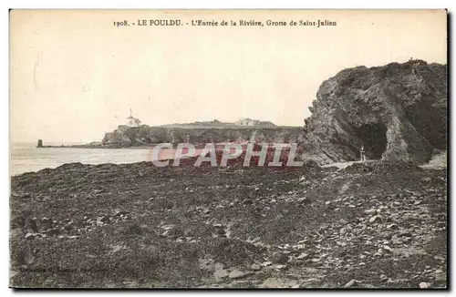 Le Pouldu Ansichtskarte AK L&#39entree de la riviere grotte de Saint Julien