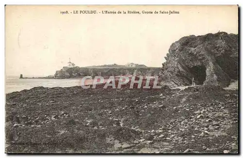 Le Pouldu Cartes postales L&#39entree de la riviere grotte de Saint Julien