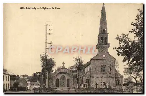 Loctudy Cartes postales L&#39eglise et la place